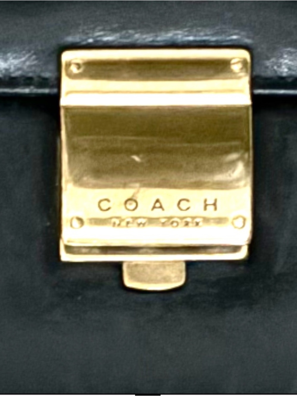 Coach Vintage Turnlock Business or Evening Clutch.